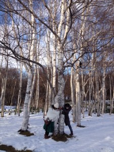 雪と戯れ３